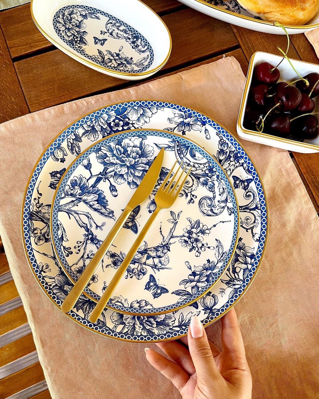 سرویس غذا خوری blue spring