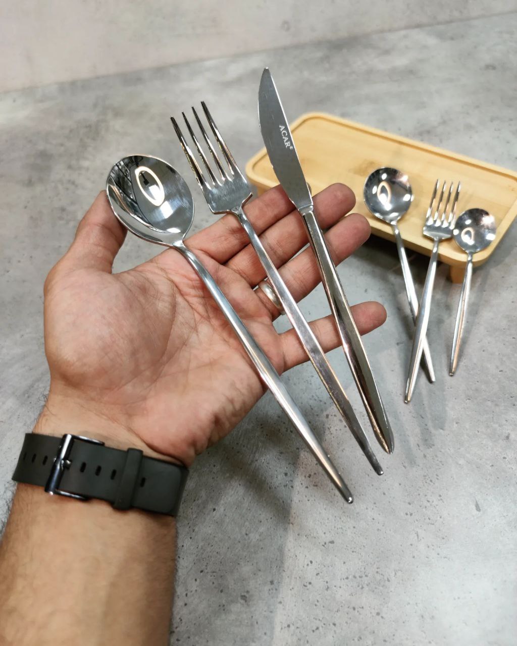 سرویس قاشق و چنگال 12 نفره