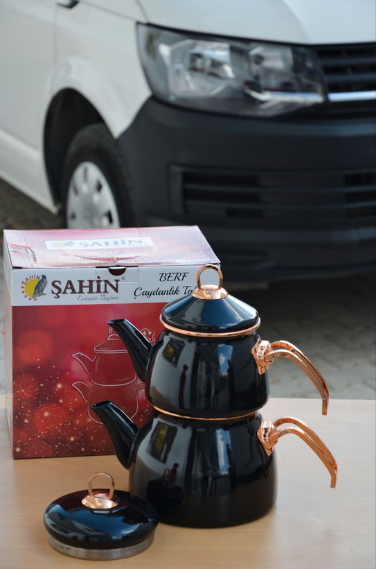 کتری قوری لعاب گرانیتی şahin شاهین ترکیه