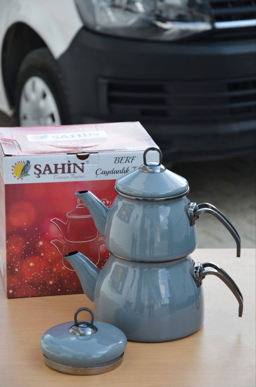 کتری قوری لعاب گرانیتی şahin شاهین ترکیه