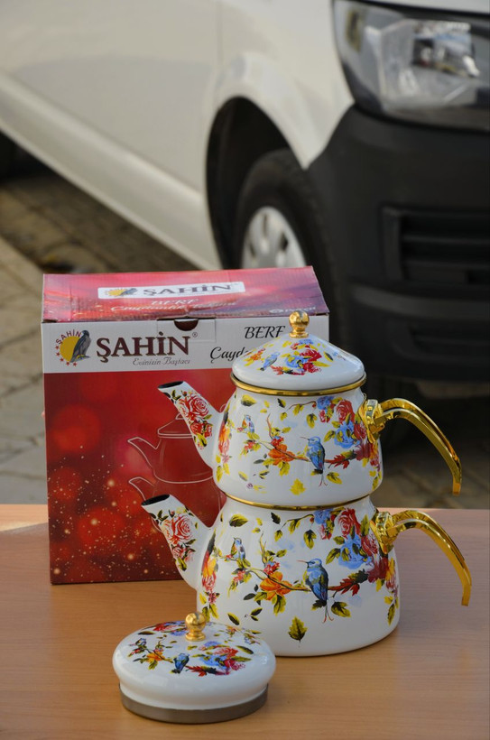 کتری قوری لعاب گرانیتی şahin شاهین ترکیه