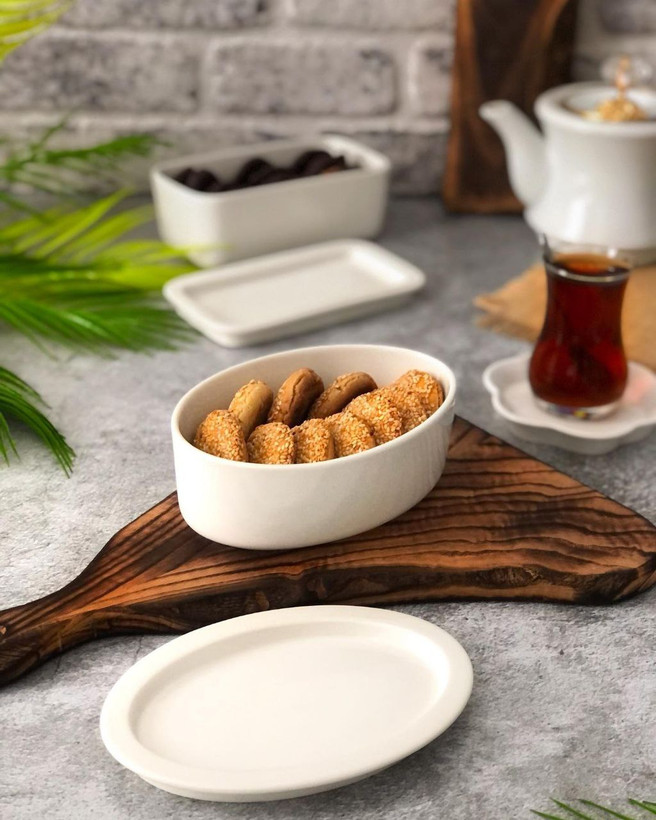 کره خوری و جا تنقلات سرامیکی acar آجار ترکیه مدل La pure