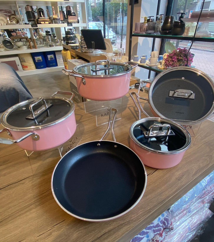 سرویس قابلمه 9 پارچه karaca کاراجا ترکیه سری Master maid bio daimond