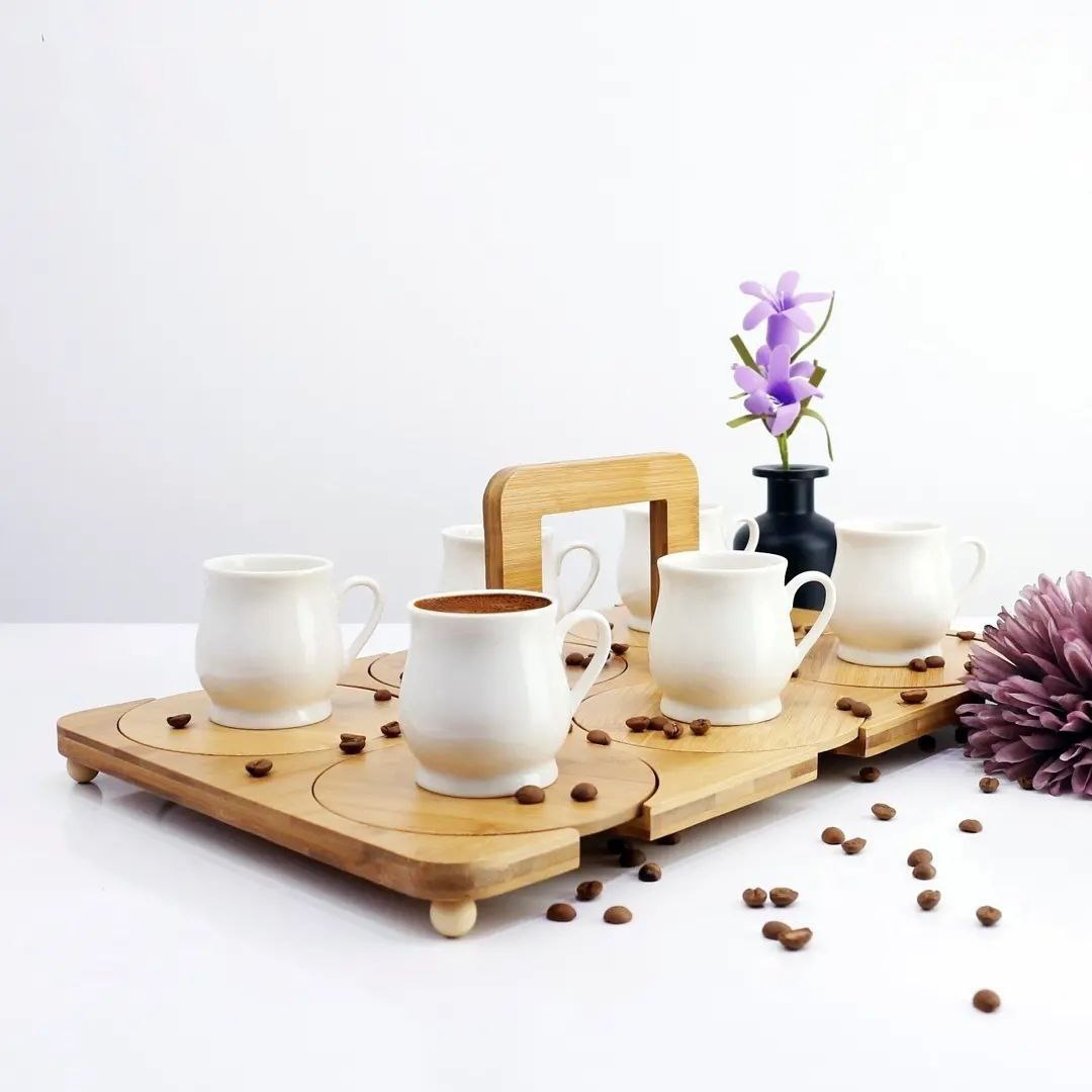 ست قهوه خوری 13 پارچه acar آجار ترکیه مدل La pure