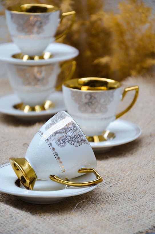 ست فنجان و نعلبکی قهوه خوری acar آجار ترکیه