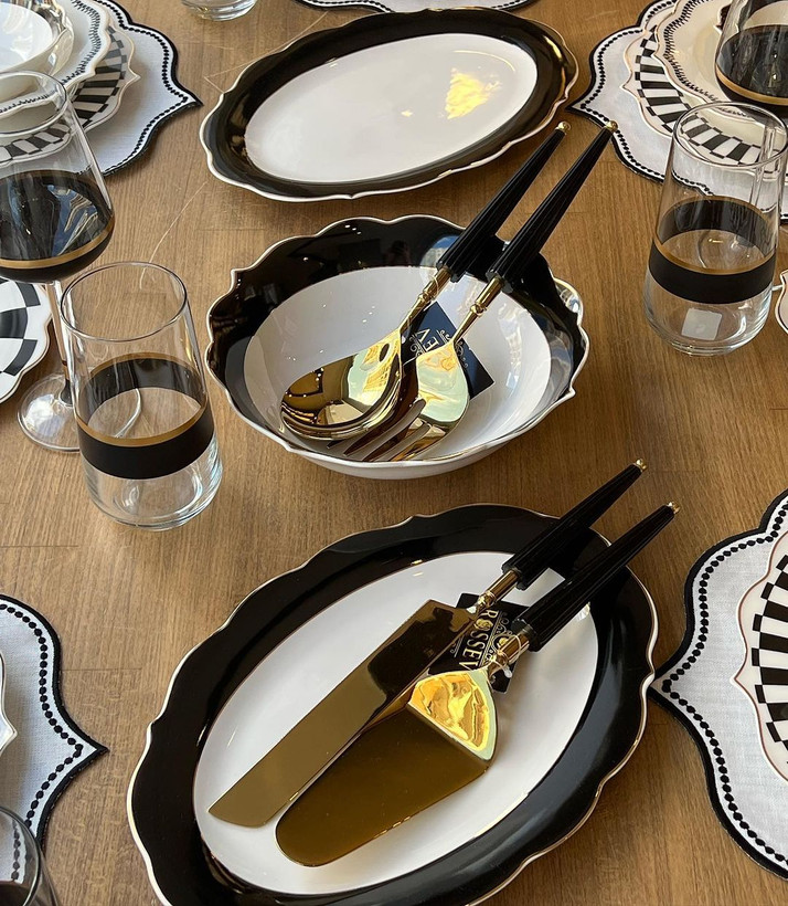 سرویس غذا خوری شش نفره 24 پارچه paçi ترکیه مدل messina