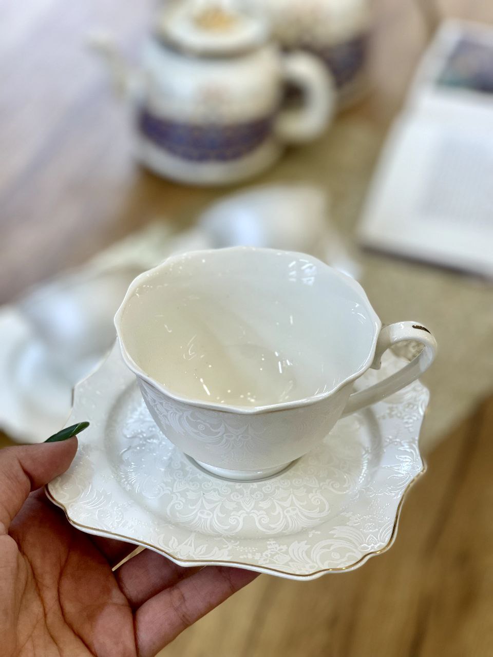 چای خوری گل برجسته برند acar ترکیه