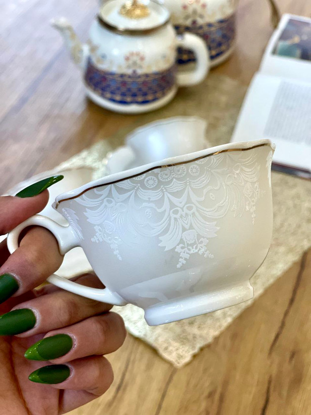 چای خوری گل برجسته برند acar ترکیه