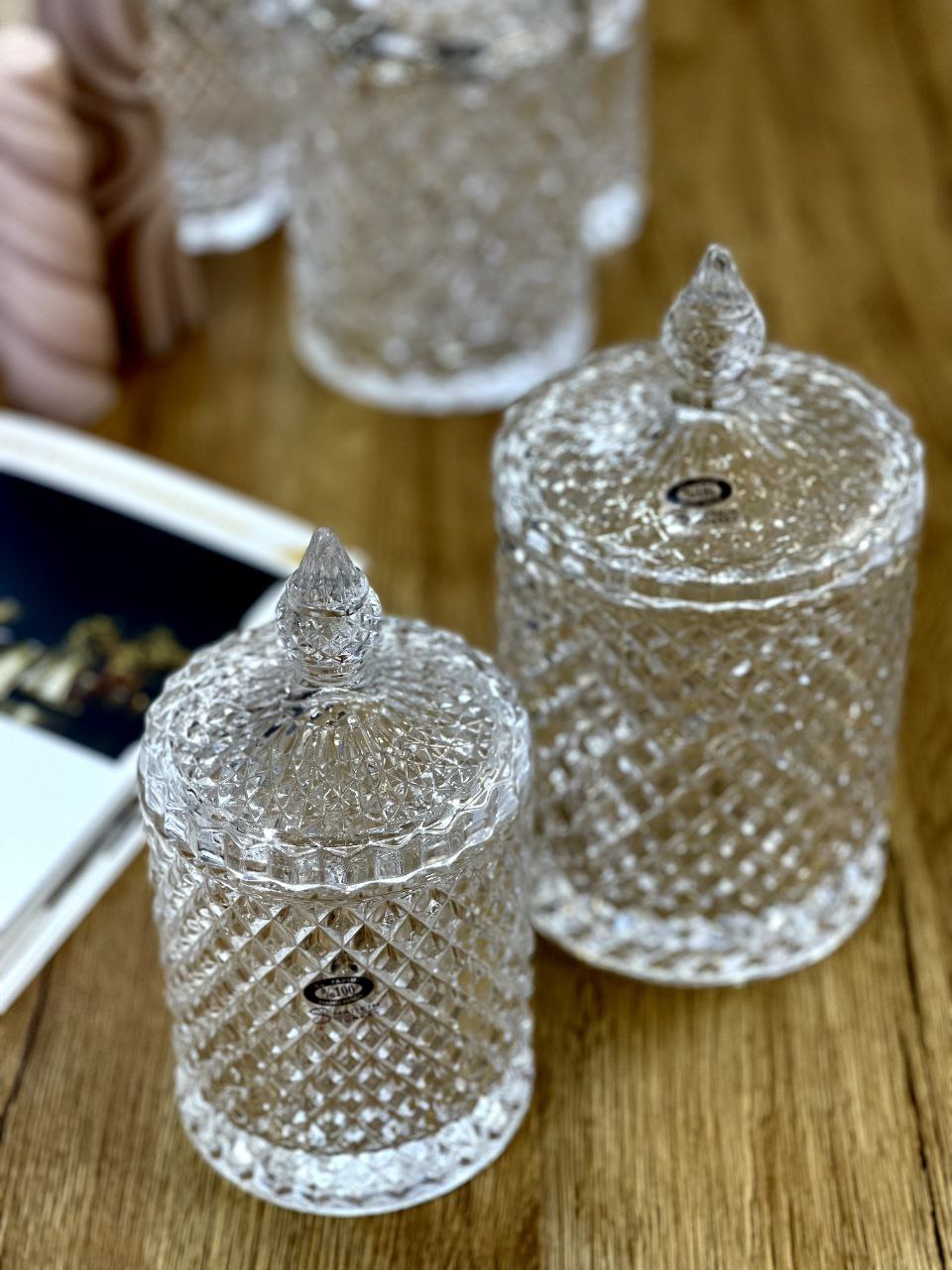 شکلات خوری تراشدار Vew برند Allegra glass ترکیه