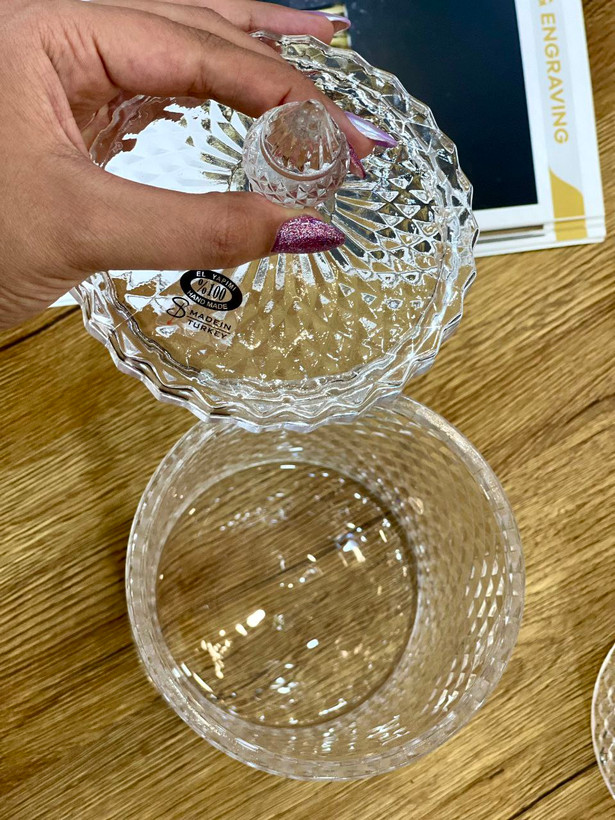 شکلات خوری تراشدار Vew برند Allegra glass ترکیه