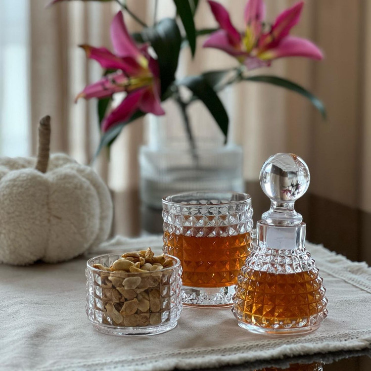 تنگ و لیوان سه طبقه vsk برند Allegra glass ترکیه