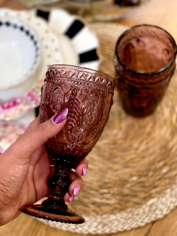 لیوان و گیلاس دست ساز lucky art لاکی آرت ترکیه طرح فیل