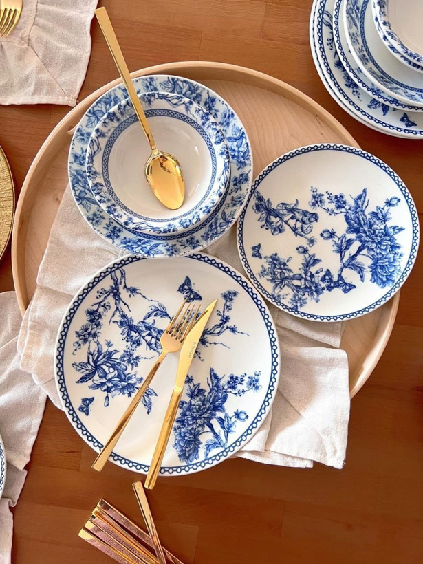 سرویس غذا خوری و صبحانه خوری miss Betty میس بتی ترکیه مدل blue spring