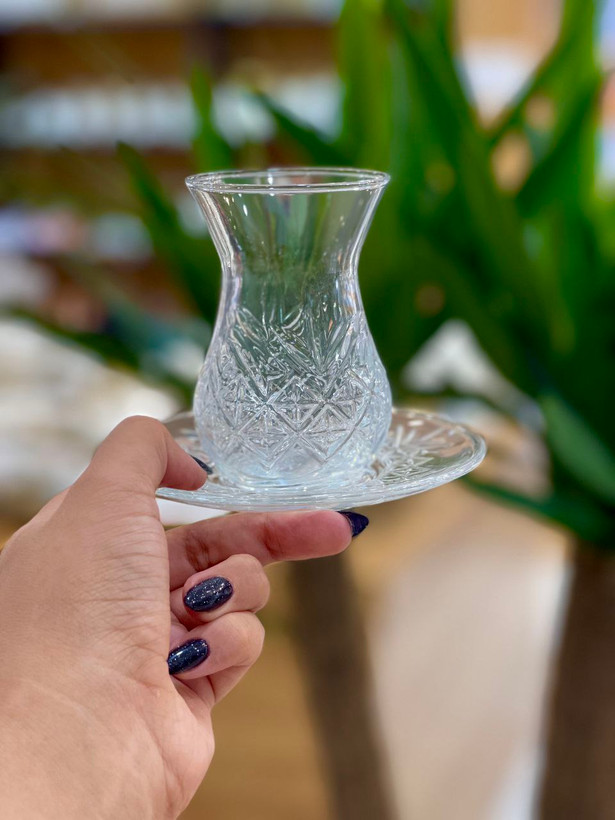 فنجان و فنجان نعلبکی Paşabahçe ترکیه مدل Timeless کد 42881