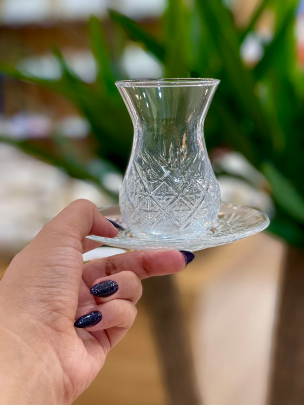 فنجان و فنجان نعلبکی Paşabahçe ترکیه مدل Timeless کد 42881