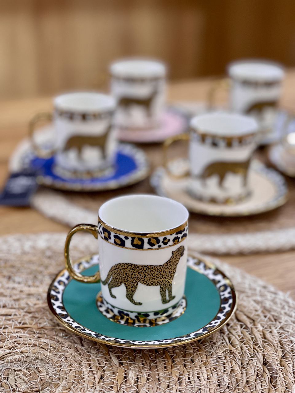 جدید ترین ست قهوه خوری leopra محصول acar ترکیه
