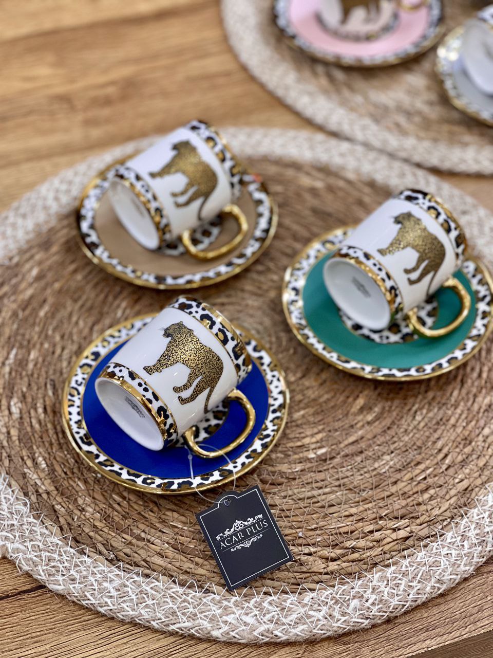 جدید ترین ست قهوه خوری leopra محصول acar ترکیه