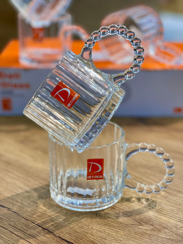 ماگ و فنجان دسته حلقه منجوقی deli