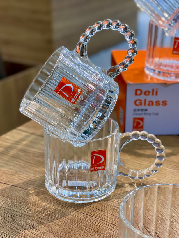 ماگ و فنجان دسته حلقه منجوقی deli