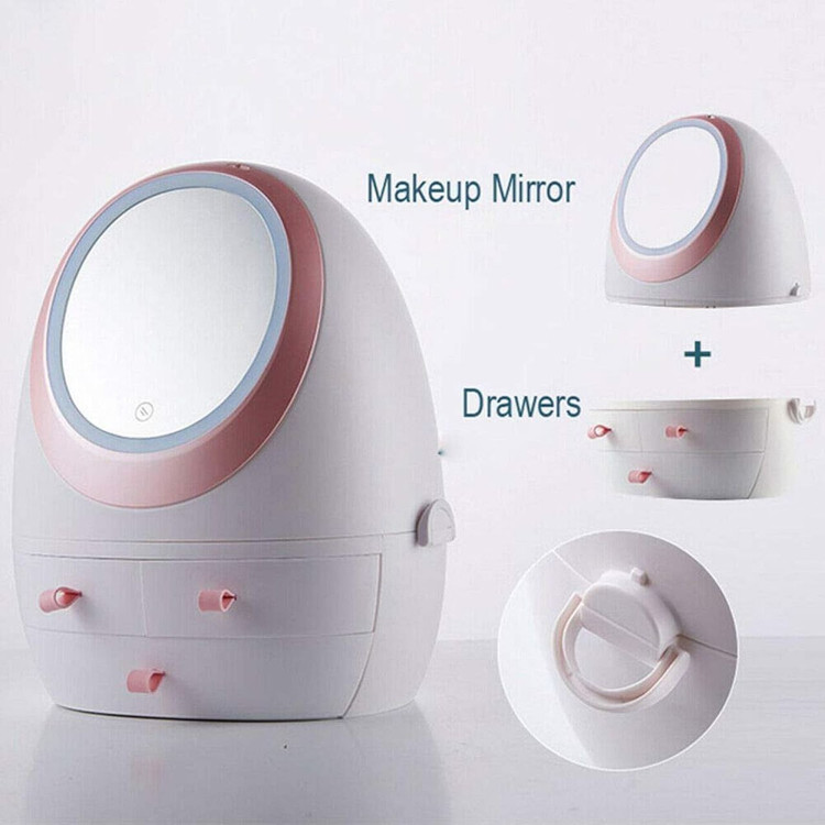 باکس لوازم آرایشی محصول وارداتی آینه لد دار