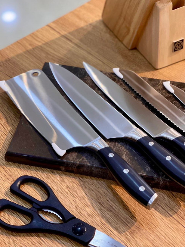 ست چاقو حرفه ای 9 پارچه multi blade محصول korkmaz ترکیه