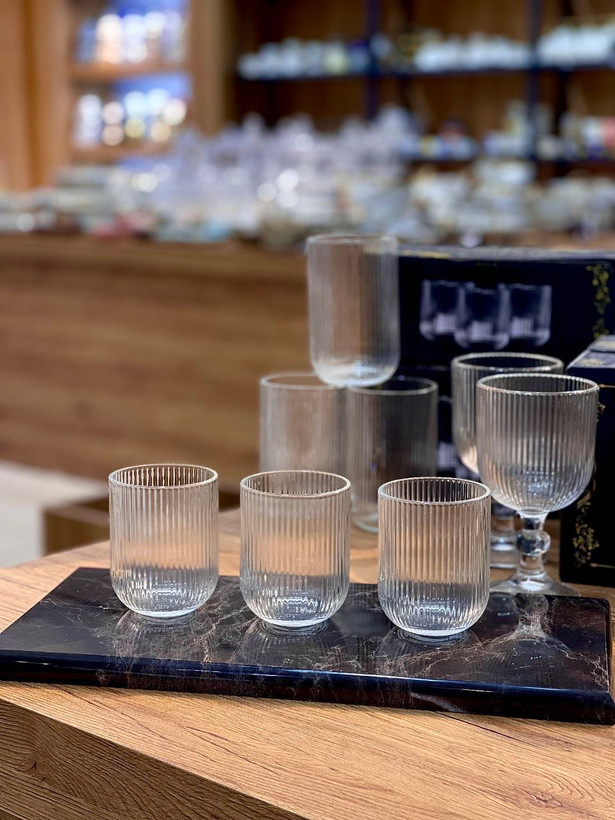 سری کامل ست پذیرایی شیاردار محصول وارداتی