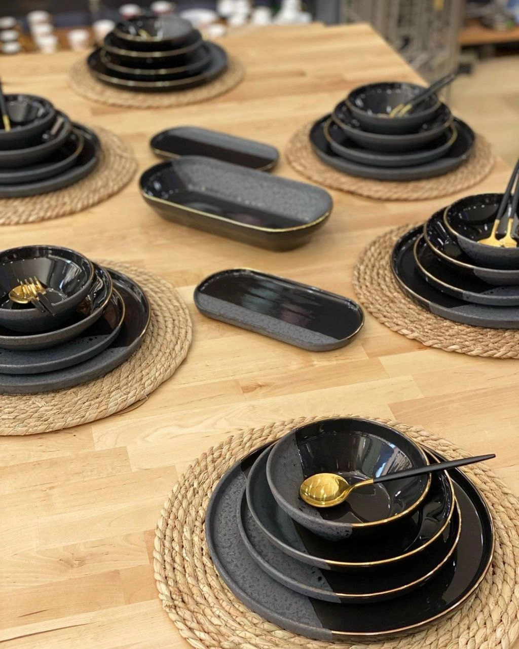 شارژ مجدد سرویس غذا خوری Royal black محصول acar ترکیه