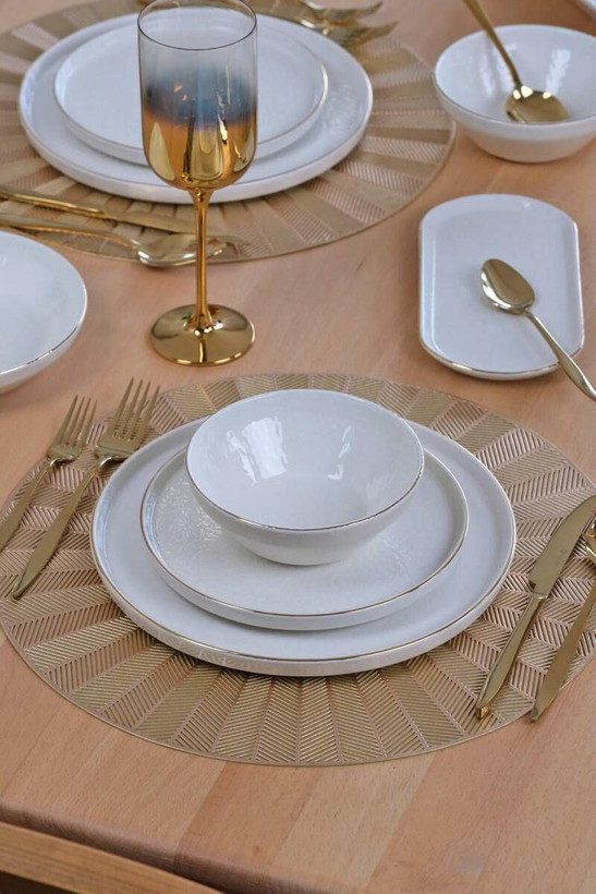 سرویس غذا خوری 31 پارچه Krem altin محصول ترکیه