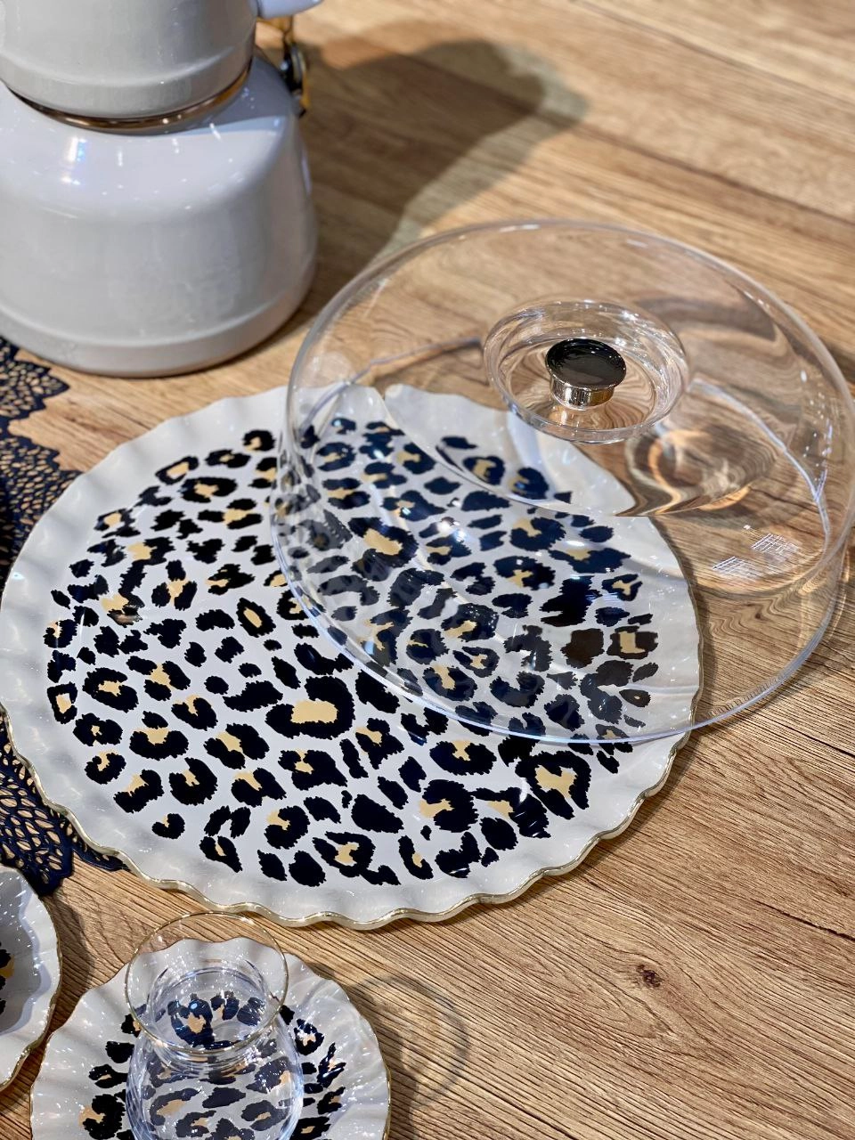 ست کیک خوری و چای و قهوه Leopar محصول ترکیه