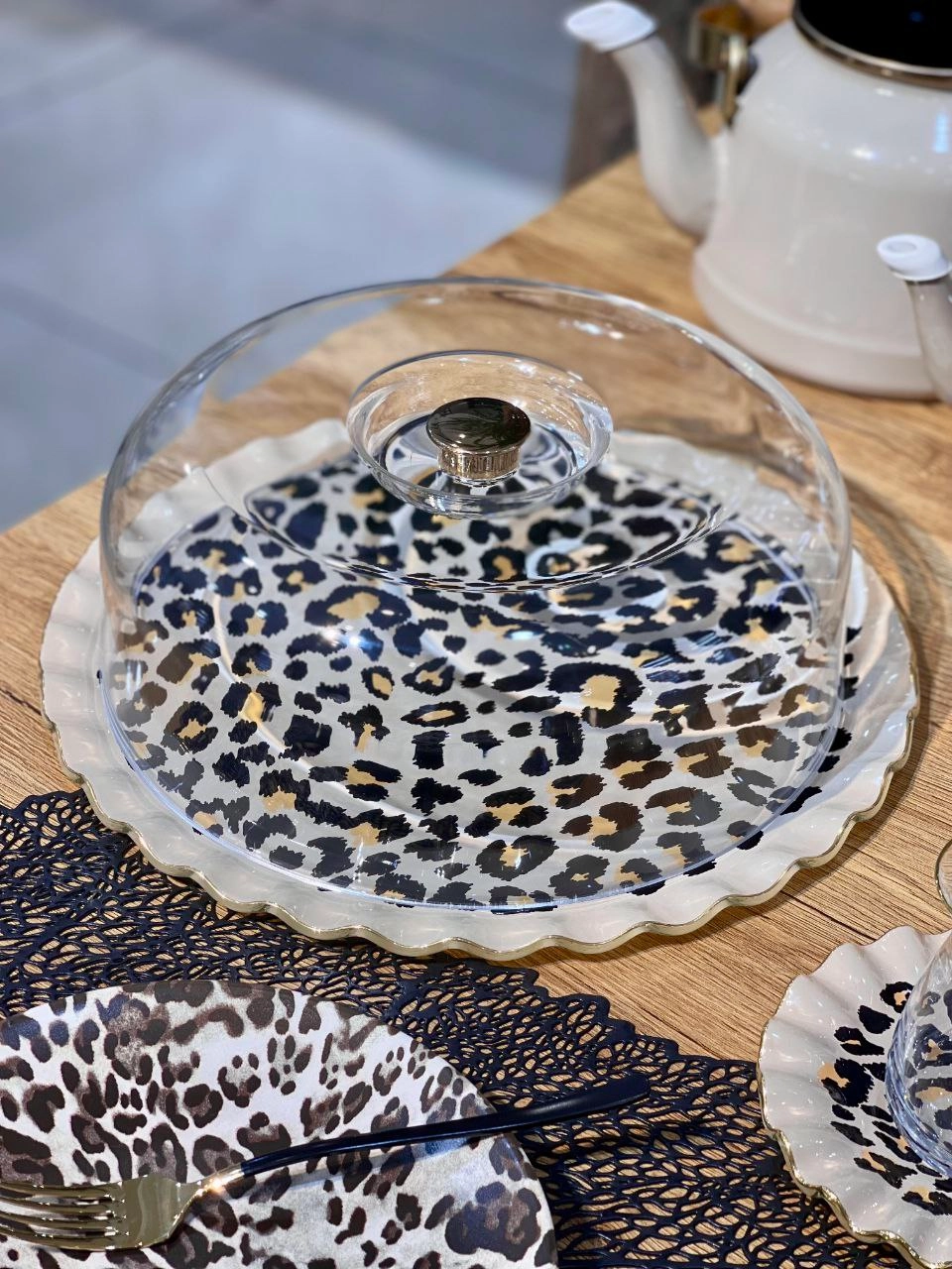 ست کیک خوری و چای و قهوه Leopar محصول ترکیه