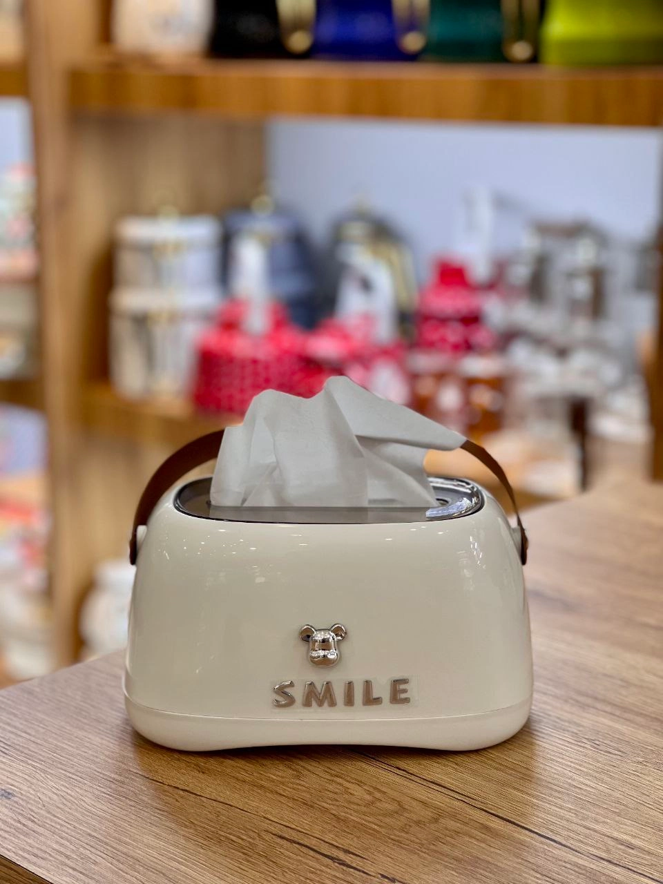 جا دستمال و سطل زباله رو میزی SMILE محصول وارداتی