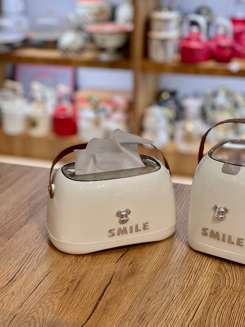 جا دستمال و سطل زباله رو میزی SMILE محصول وارداتی