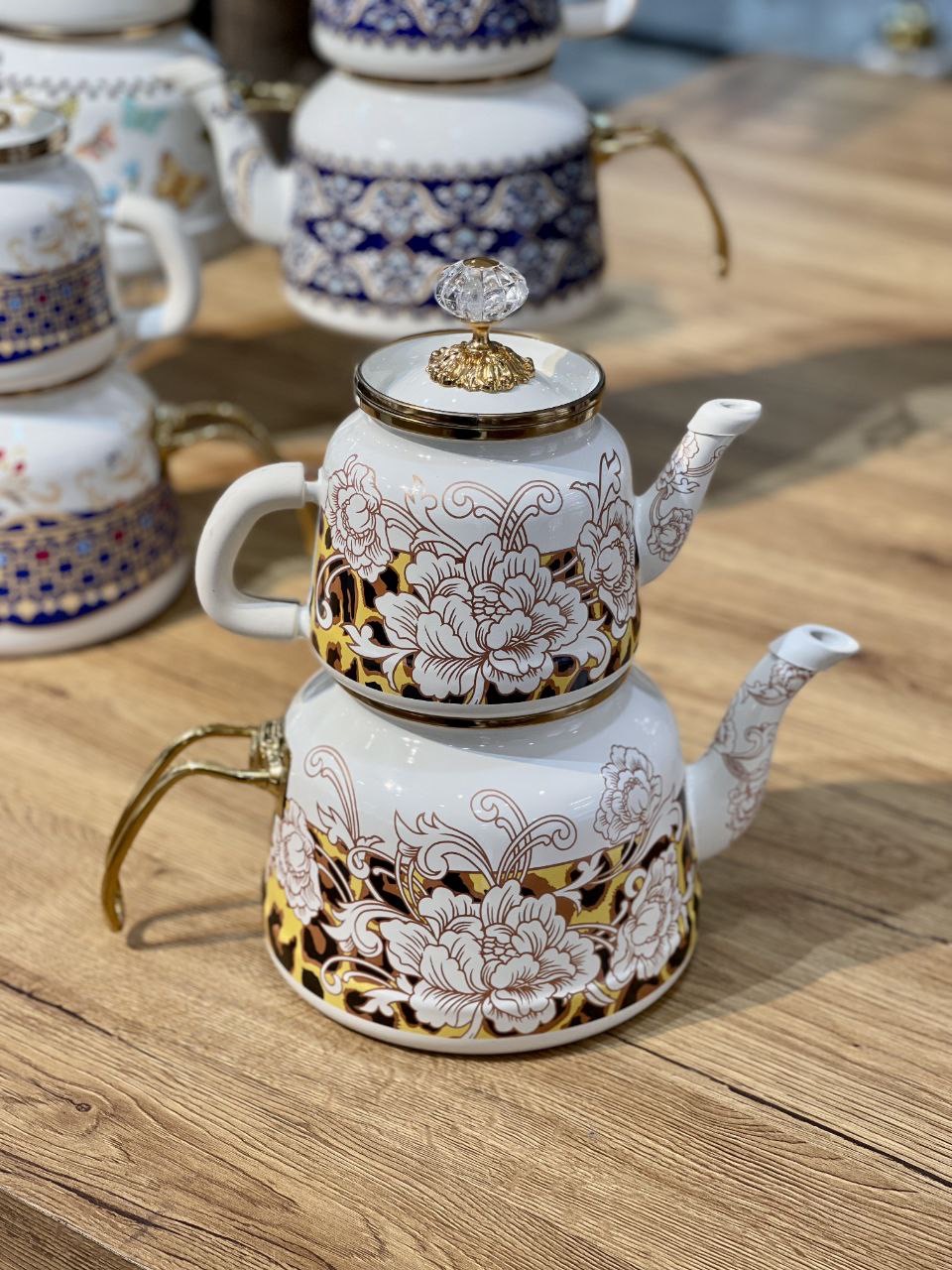 کتری قوری های درب الماسی محصول miss Betty ترکیه