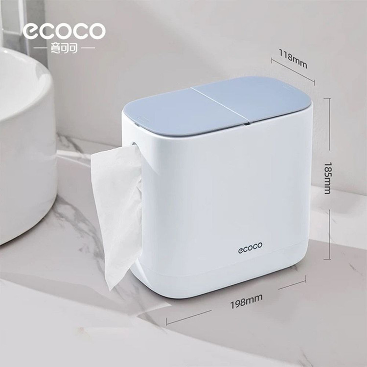 جا دستمال و سطل زباله رو میزی محصول ecoco