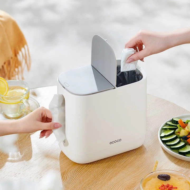 جا دستمال و سطل زباله رو میزی محصول ecoco