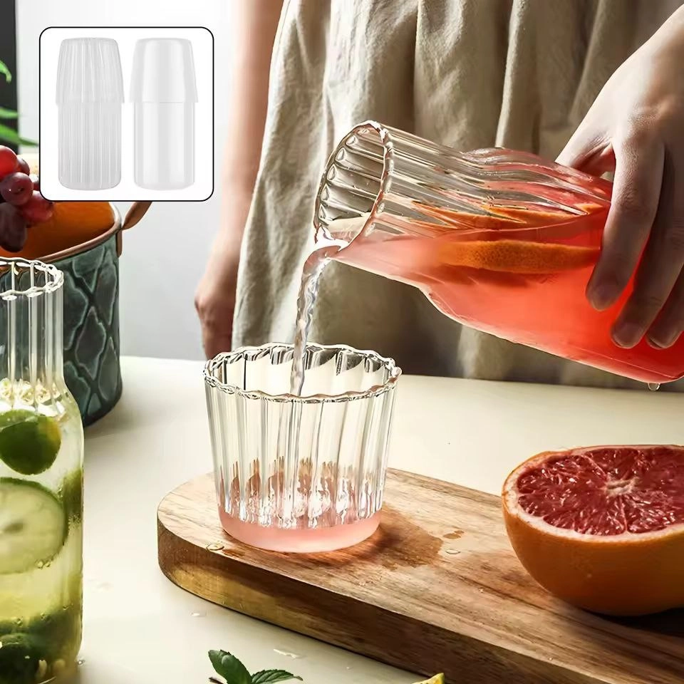 پارچ شب پیرکس شیاردار محصول وارداتی