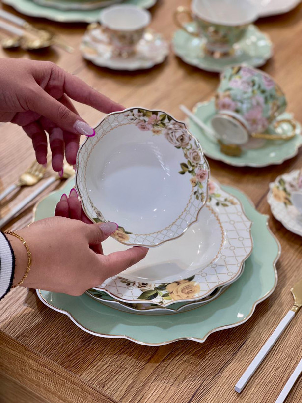 جدیدترین سرویس کامل غذا خوری و پذیرایی Roz محصول ترکیه