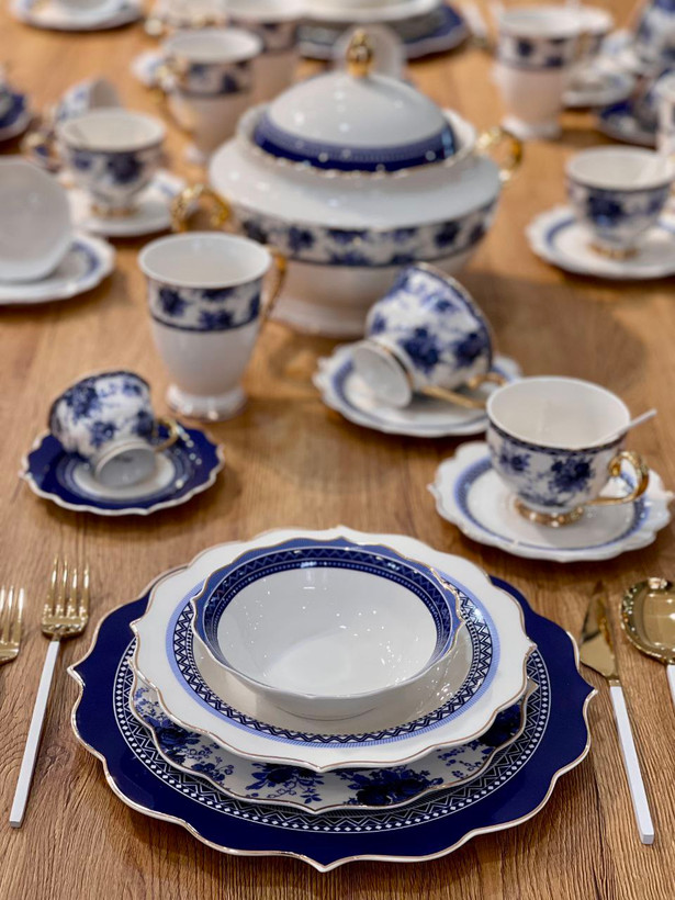 سرویس کامل غذا خوری و پذیرایی Blue king محصول ترکیه