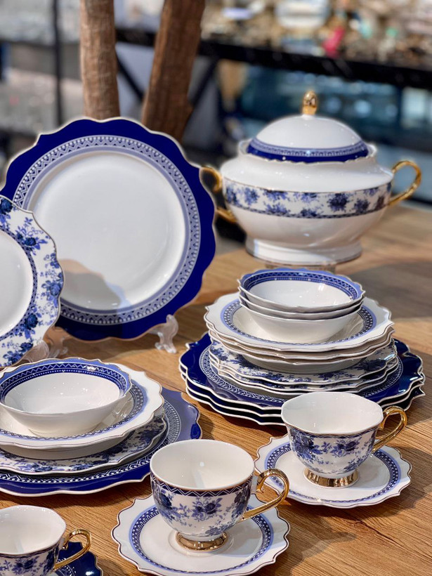 سرویس کامل غذا خوری و پذیرایی Blue king محصول ترکیه