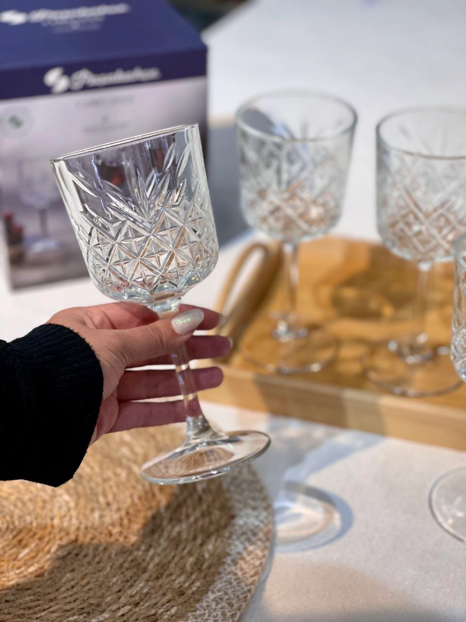 گیلاس تراشدار Paşabahçe ترکیه مدل Timeless کد 440276