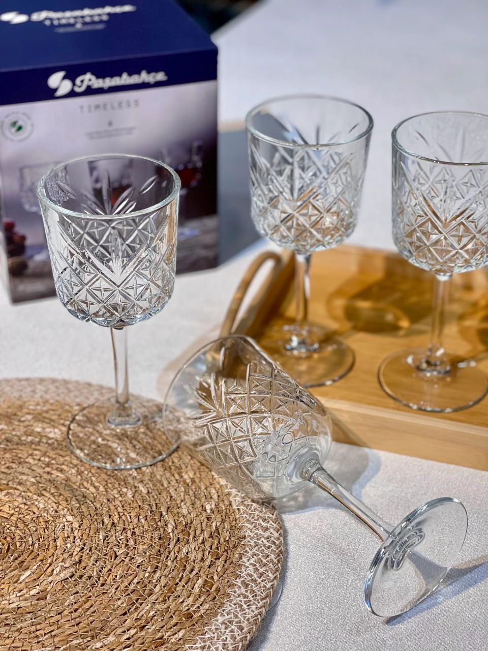 گیلاس تراشدار Paşabahçe ترکیه مدل Timeless کد 440276