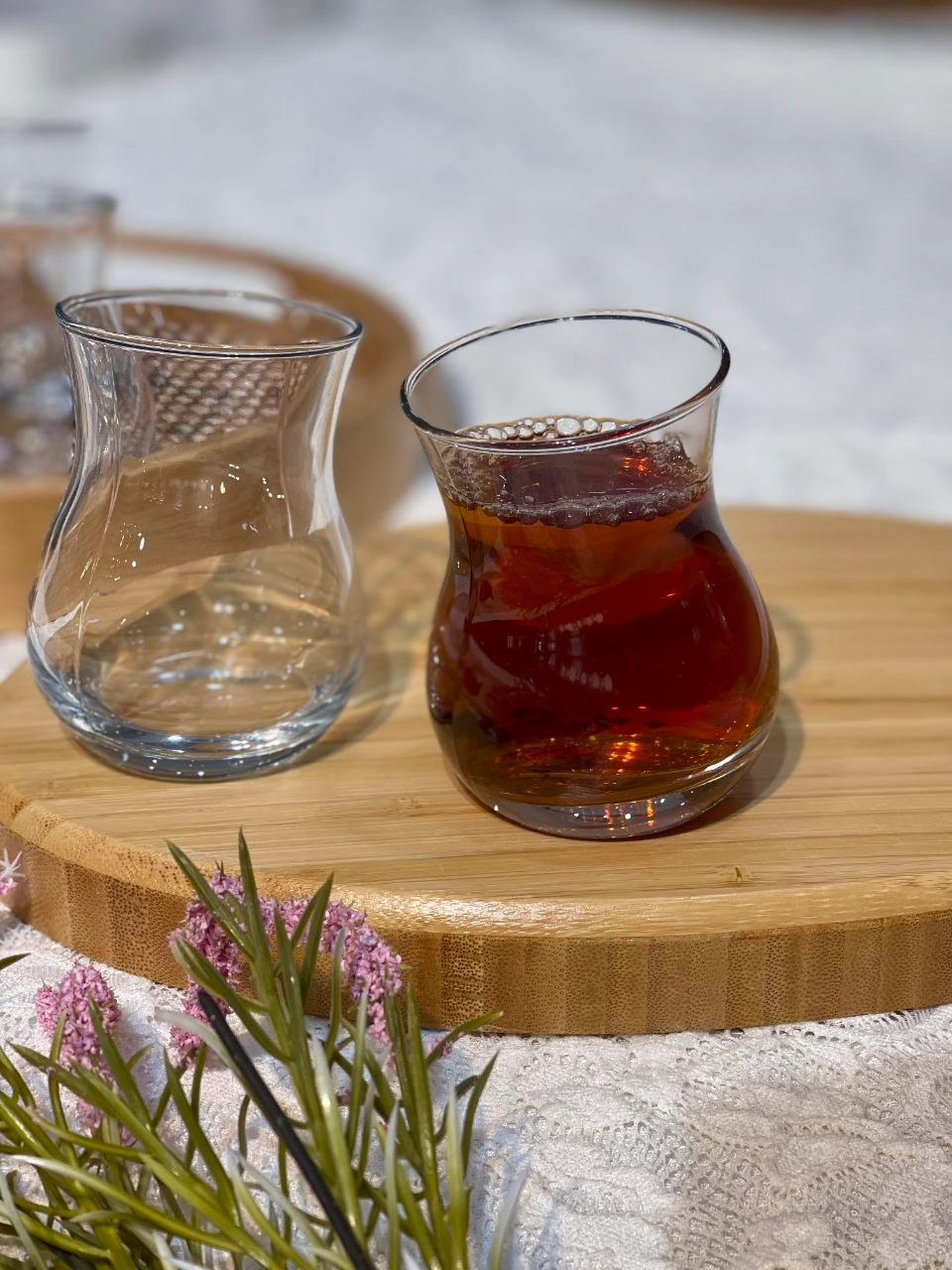 استکان کمر باریک کف کَج Kozan محصول Paşabahçe ترکیه