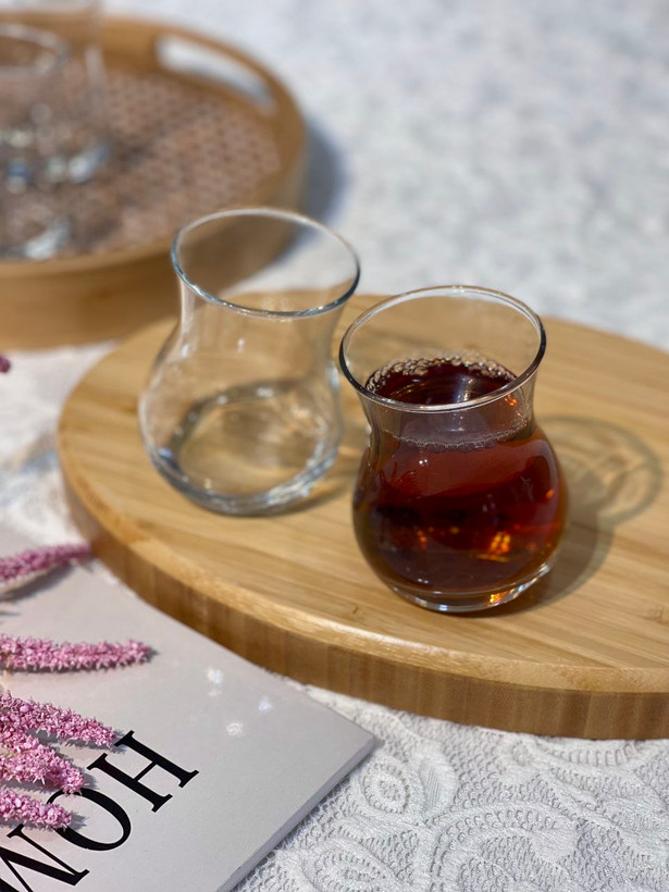 استکان کمر باریک کف کَج Kozan محصول Paşabahçe ترکیه