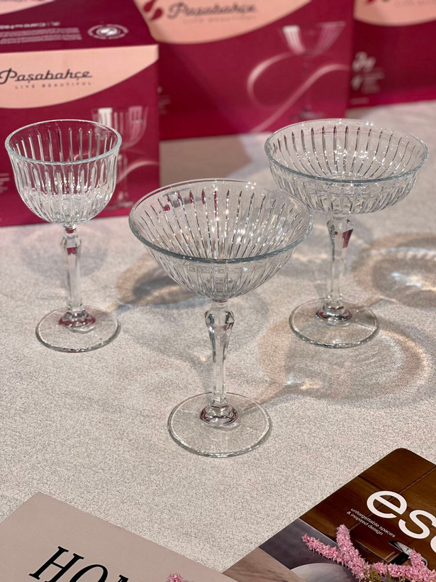 دسر خوری مارتینی مدل قیفی joy محصول Paşabahçe ترکیه