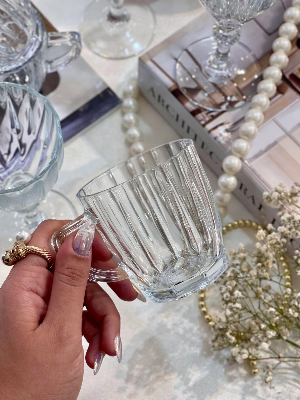 گیلاس و فنجان Diamond محصول Paşabahçe ترکیه