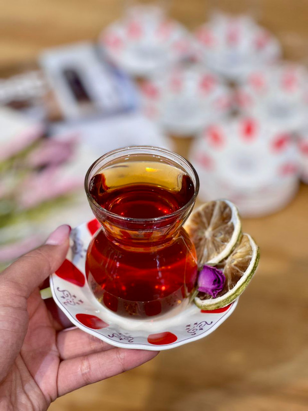 فنجان نعلبکی آنتیک محصول ترکیه
