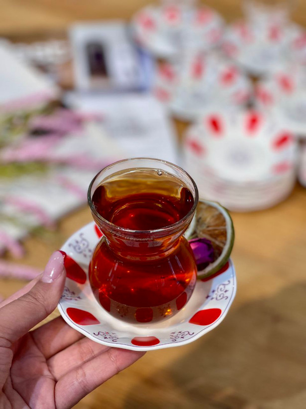 فنجان نعلبکی آنتیک محصول ترکیه
