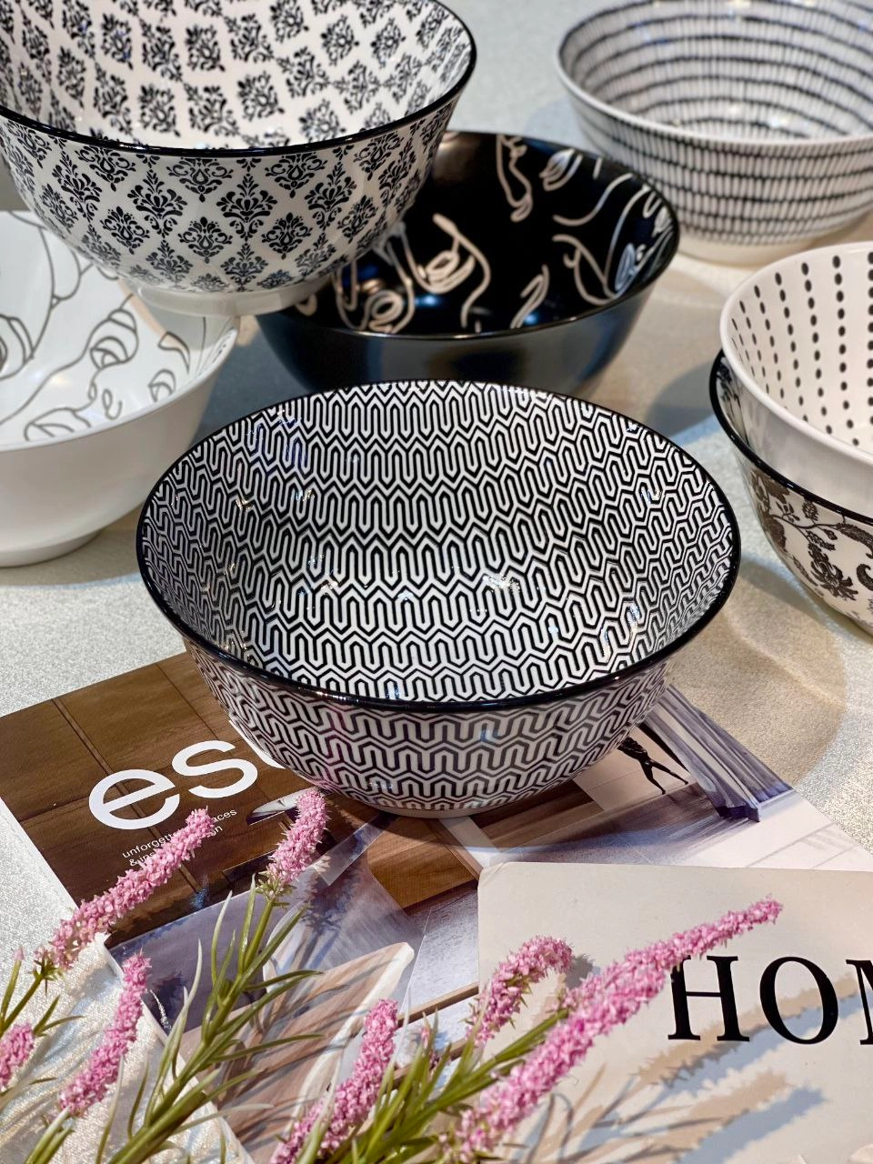 کاسه گلدار محصول وارداتی Gupan