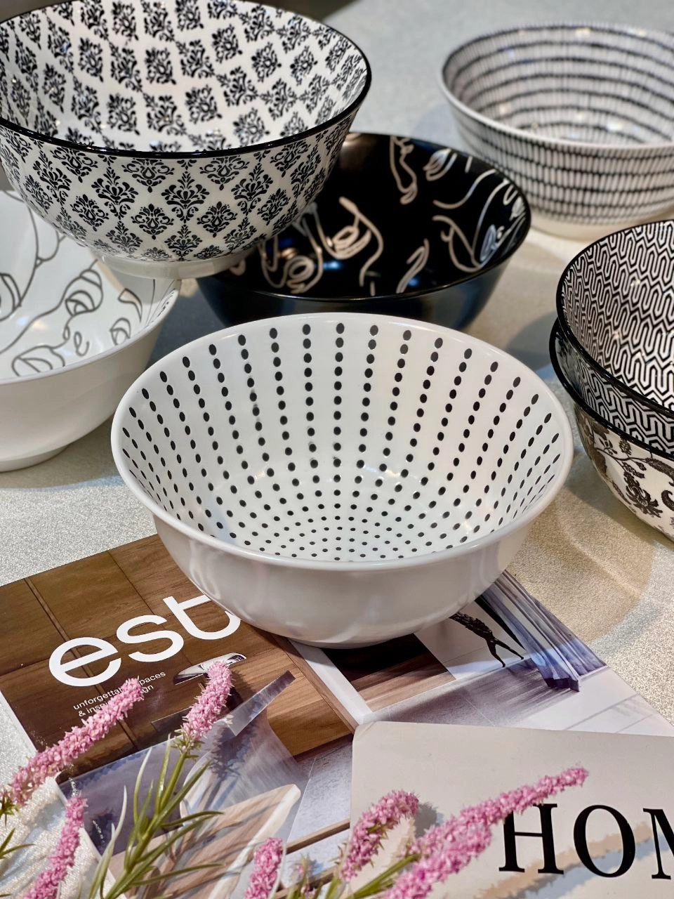 کاسه گلدار محصول وارداتی Gupan