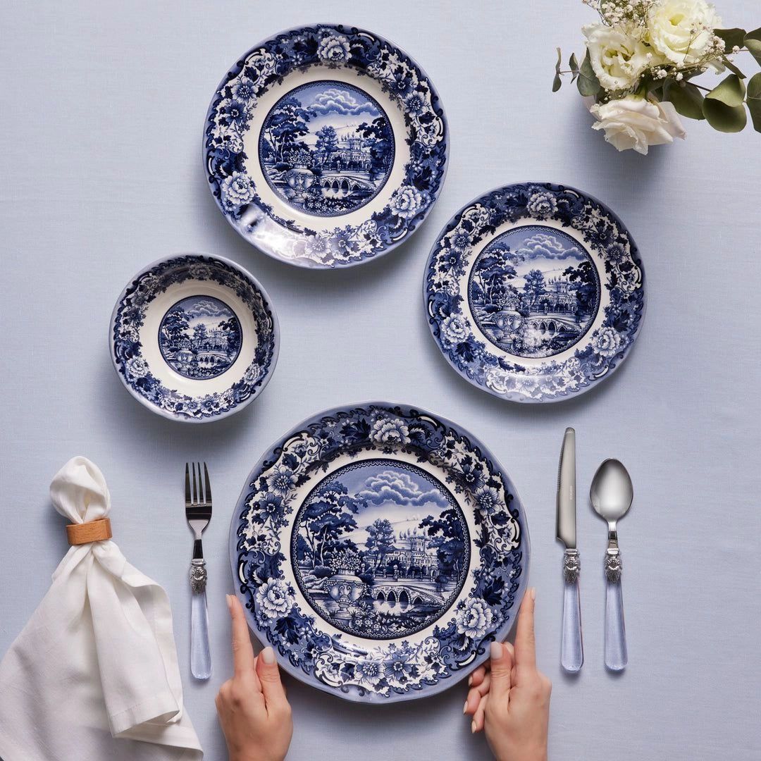 سرویس غذا خوری 24 پارچه Old town blue محصول ترکیه